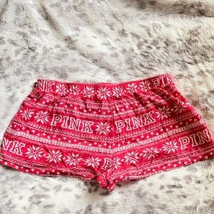 PINK sleep shorts, size S